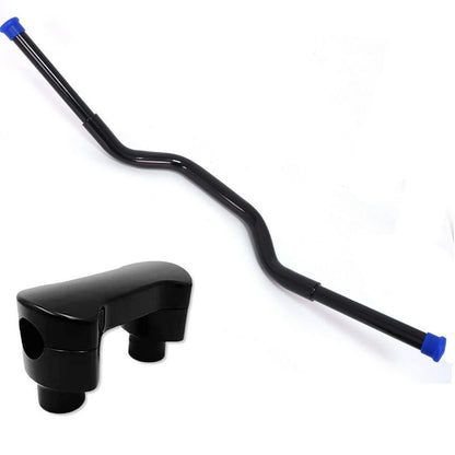 1" Handlebar and 2" Riser for Dyna Softail Sportster Harley 1996-2018