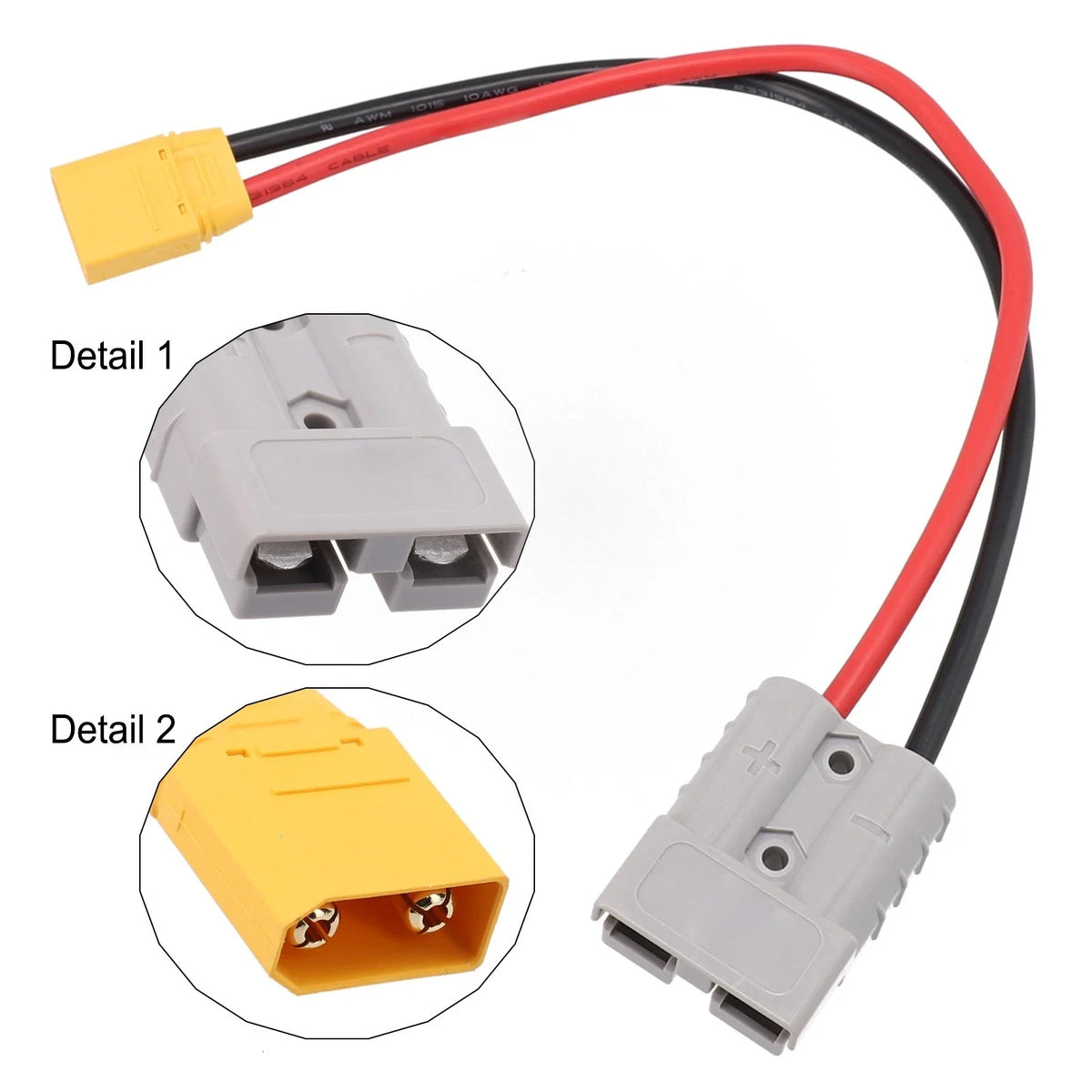 Adapter Cable 50Amp 600V Rubber for Electric Vehicles (EV)