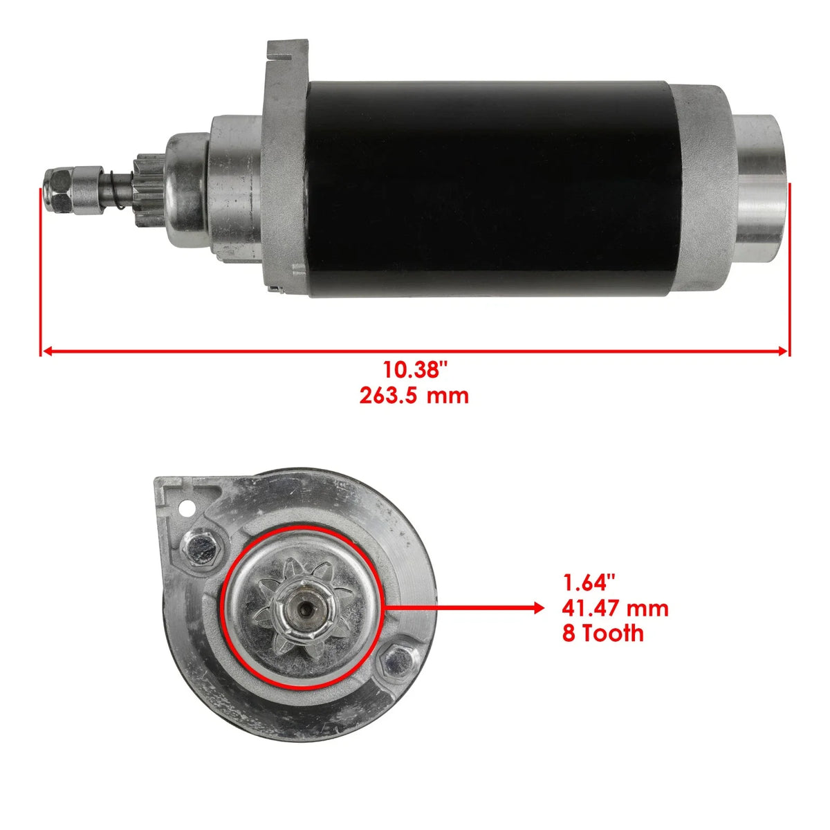 Starter for Mercury Mariner 75-125 Hp (2005–2010)