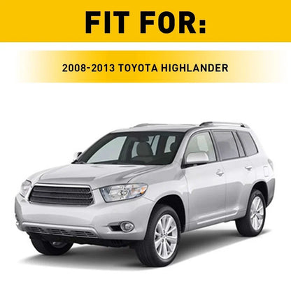 Leather Center Console Armrest Lid Cover for Toyota Highlander (2008–2013) Beige Tan