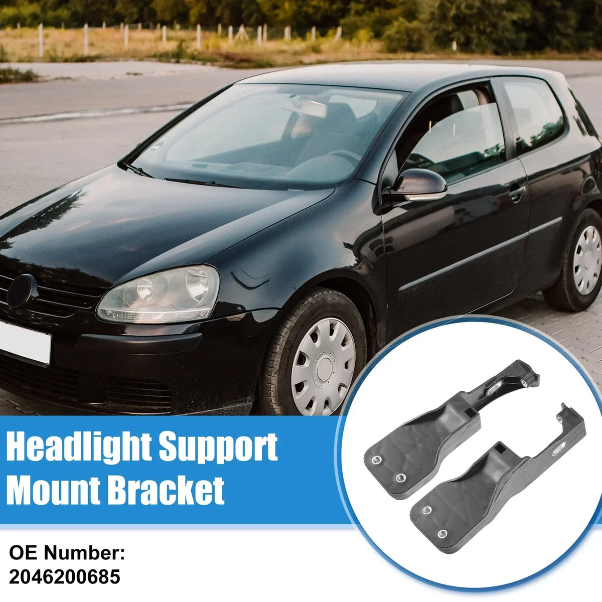 Front Bracket for Headlight Support on Mercedes Benz W204 2007-2014