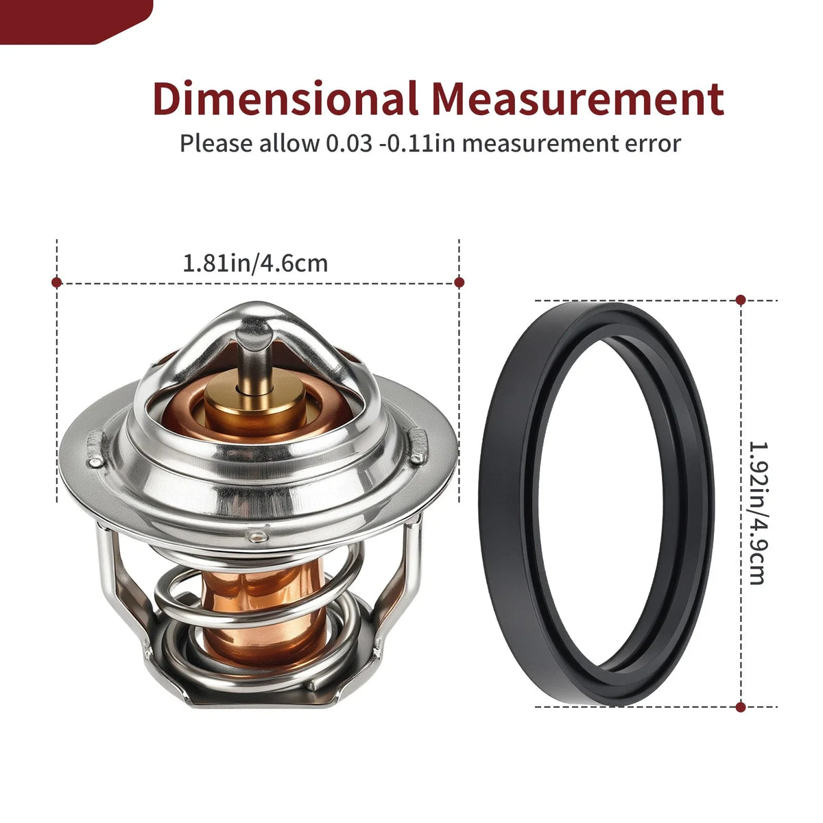 Thermostat & O-Ring Set for Polaris Ranger 500 RZR 570 800 900 (2006–2020)