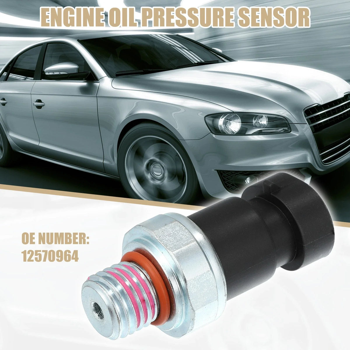 Engine Oil Pressure Sensor 12570964 D1843A for Buick Chevrolet Cadillac 
