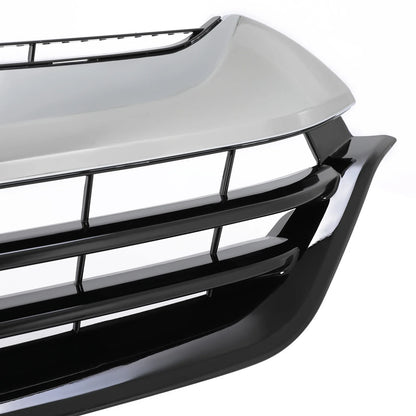 Front Mesh Grill Bumper Grille Chrome for Honda CR-V 2017-2019