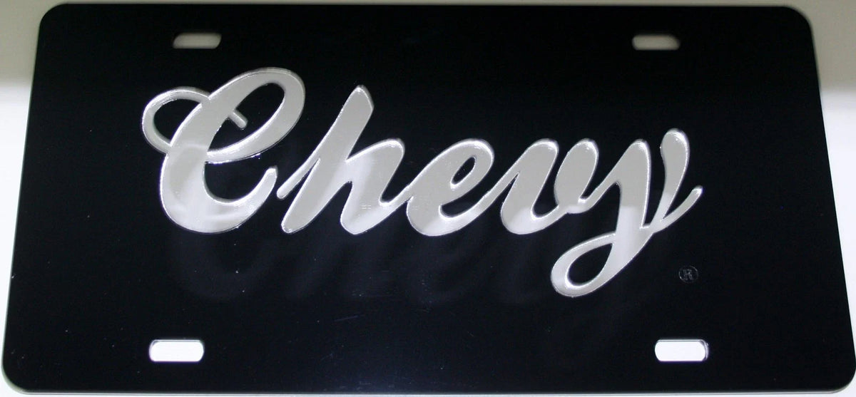 Acrylic Logo License Plate Tag for Chevy GMC Duramax 4x4