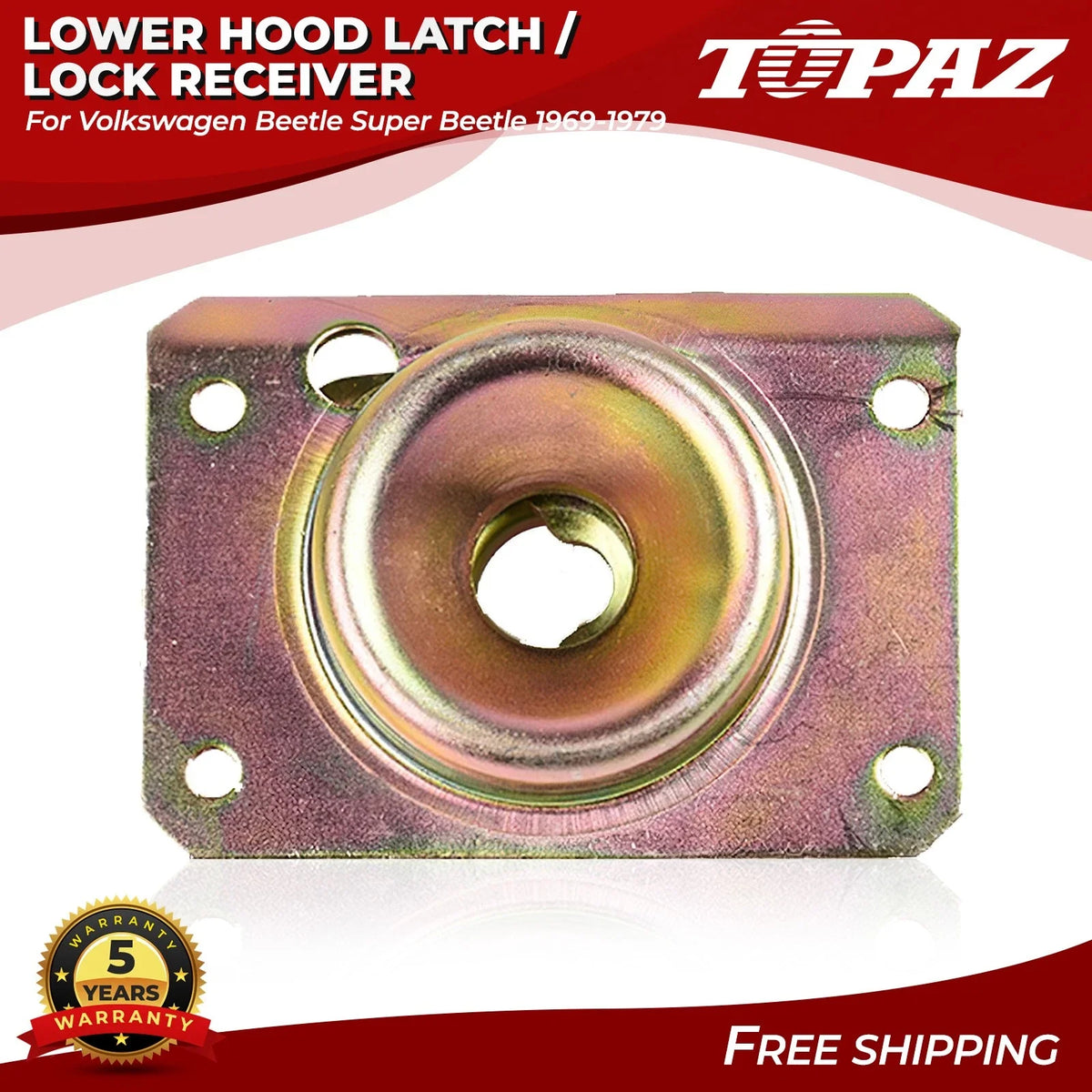 Lower Hood Latch for Volkswagen Beetle Super Beetle (1969–1979)