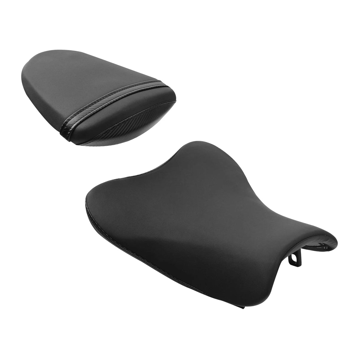 Black Driver & Passenger Seat for Suzuki GSXR1000 (2007–2008)