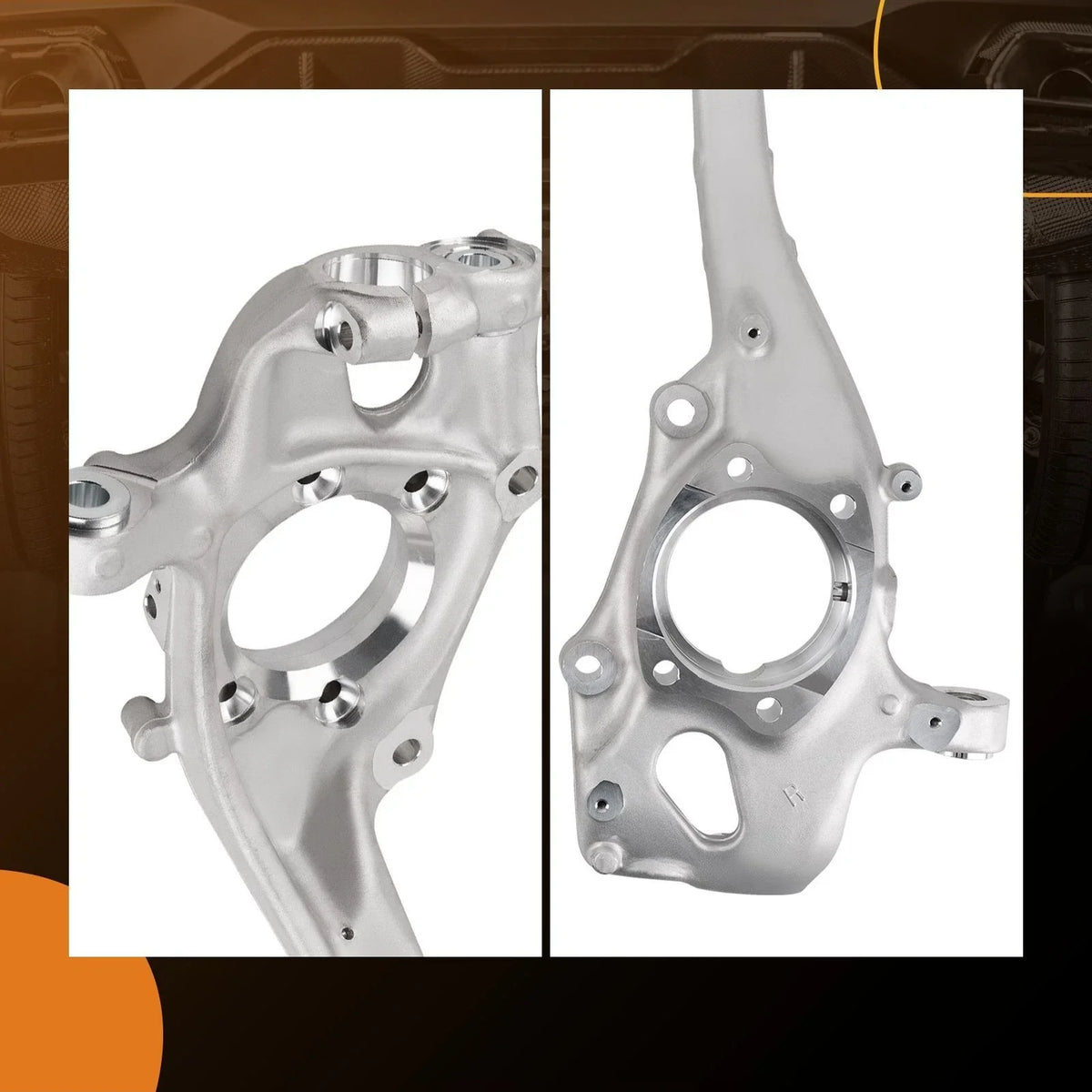 2X Front Left & Right Steering Knuckle for Audi A4 B8 (2007–2015) 4GD407258B