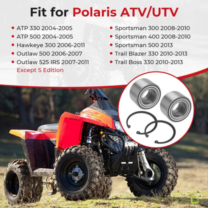 Front Wheel Bearing Set for Polaris Sportsman 300-800 (1996–2023)