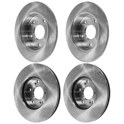 4 Brake Disc Rotors for Honda Civic CSX / Acura ILX (2006-2011)