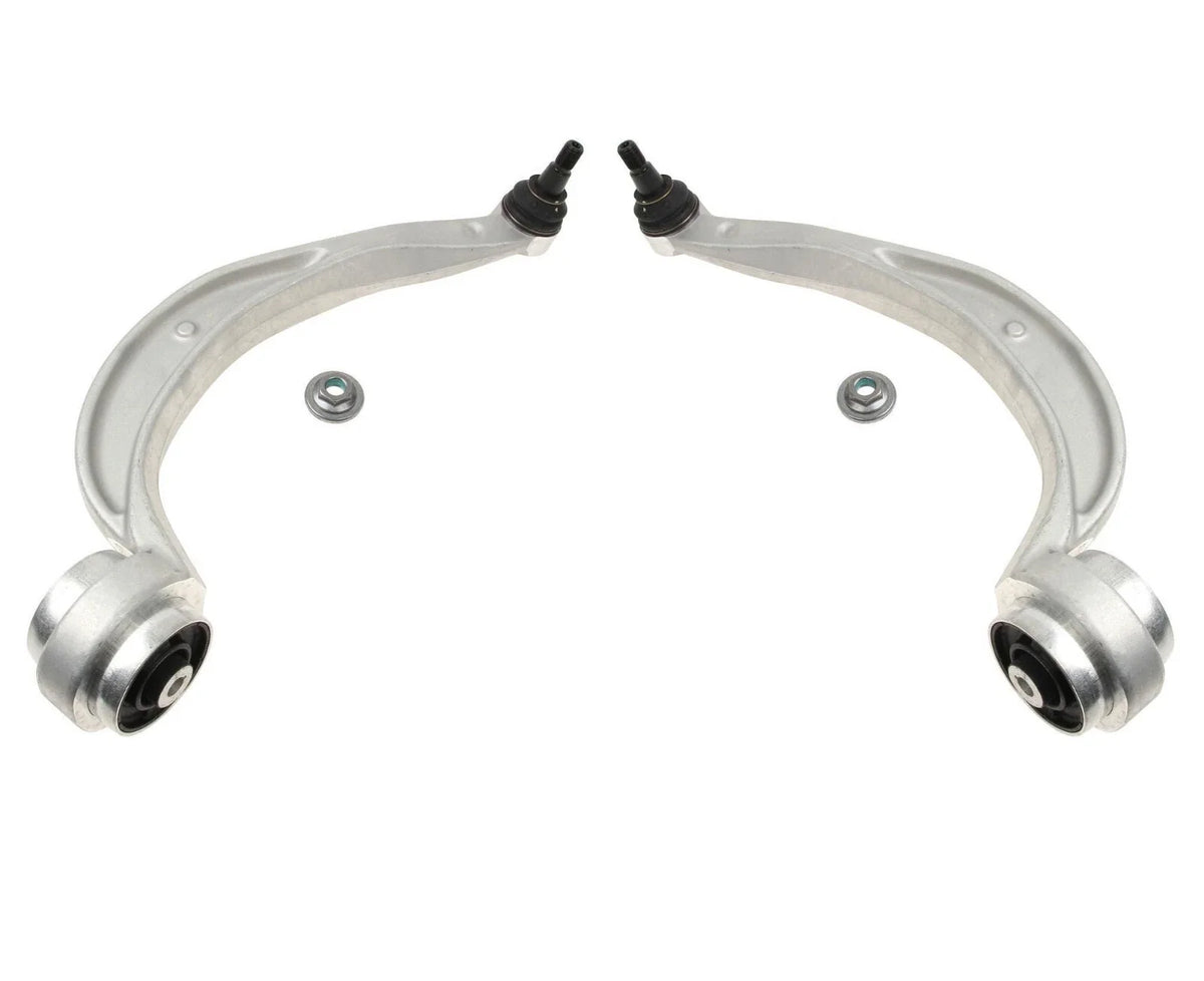 Set of 2 Front Lower Rearward Control Arm & Ball Joints for Audi