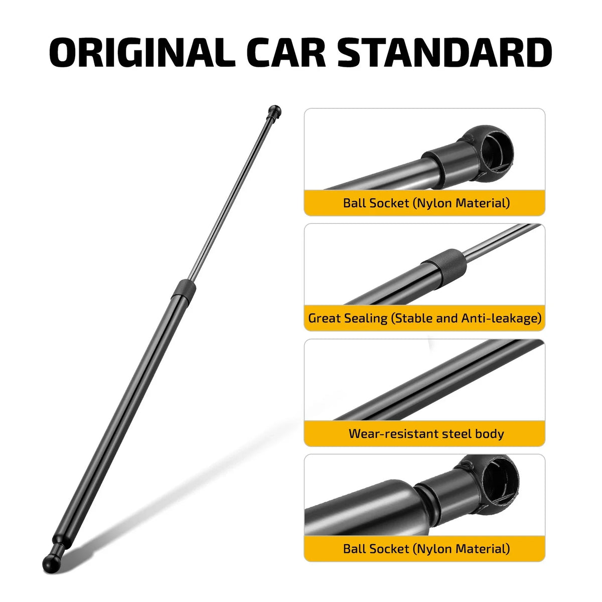 Leer Camper Shell Side Window Gas Struts ST360M250 36 Inch 249 Lbs