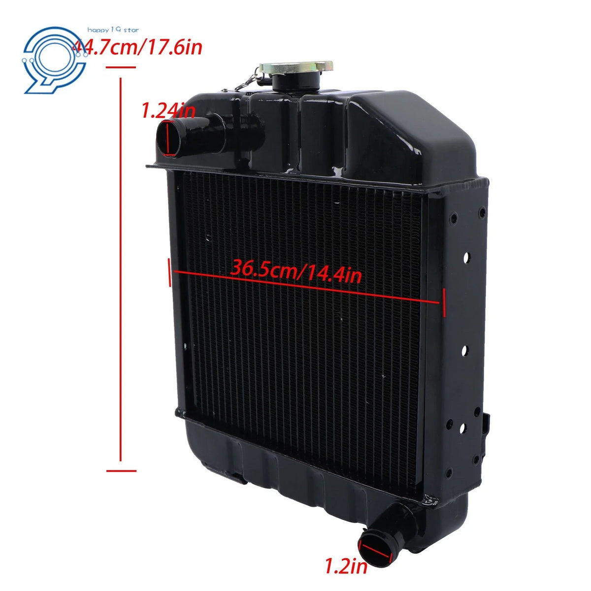 Aluminum Radiator for Kubota B6100 B7100 (15553-72060)
