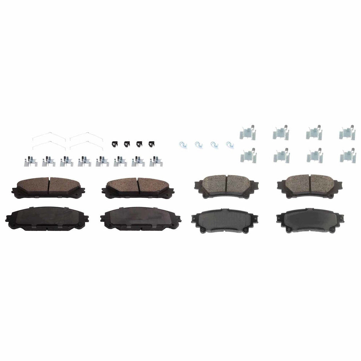 Set of 4 Ceramic Brake Pads for 2014-2019 Highlander