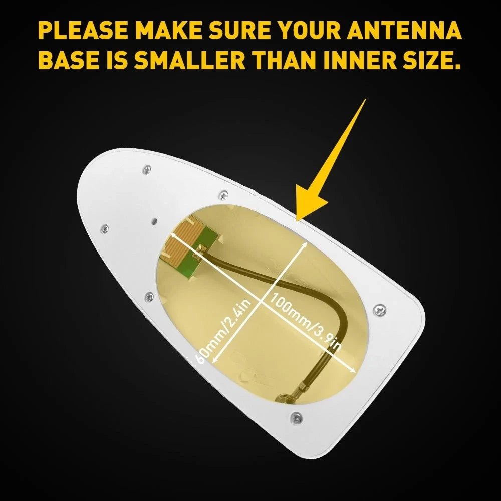 Antenna Cover Fin for Toyota Hilux N70 - AM/FM Signal Booster