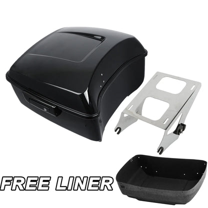 2X King Trunk Rack for Harley Glide Touring Models 2014–2025