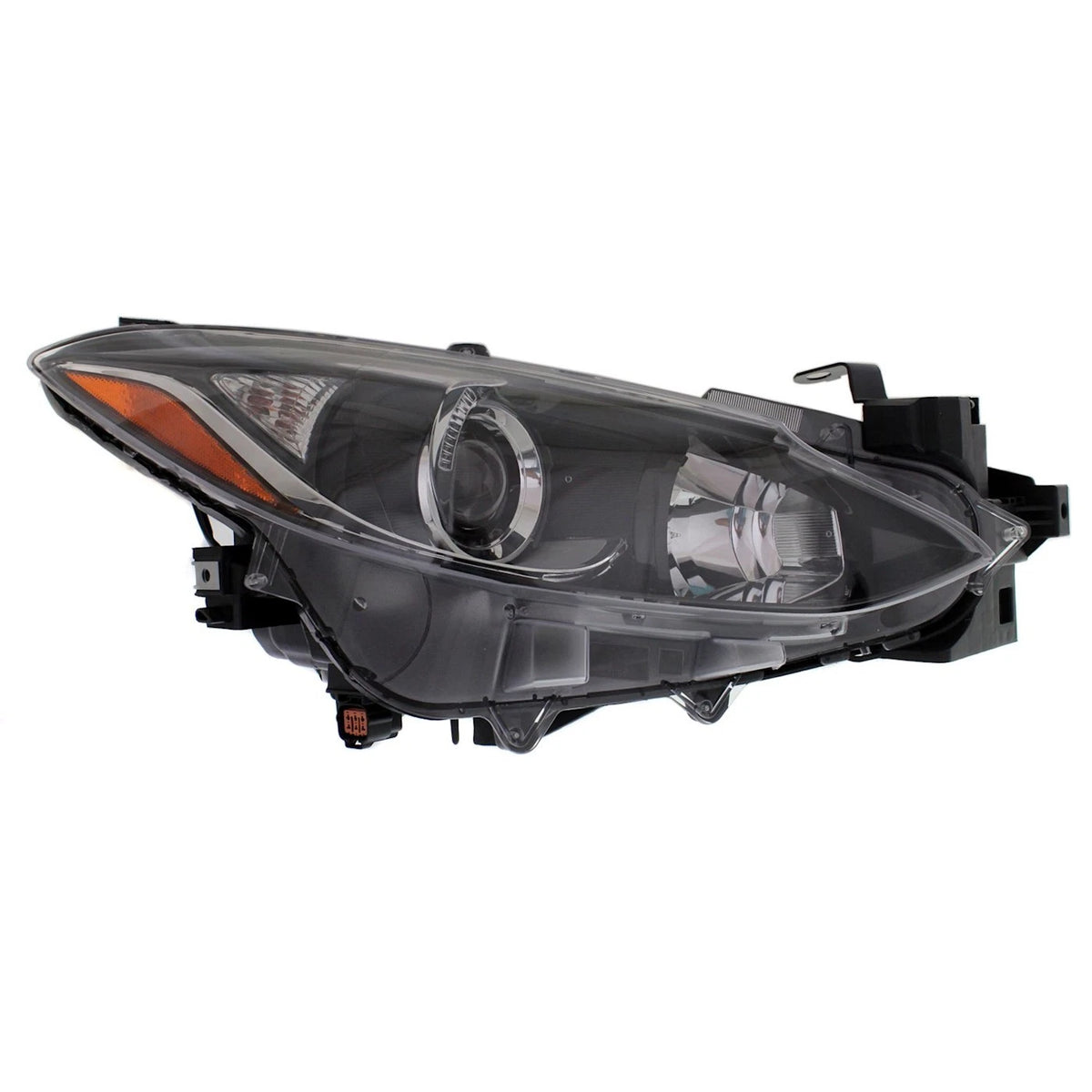 Headlight Set for Mazda 3 2014–2016 (Left & Right, With Bulb, 2Pc)