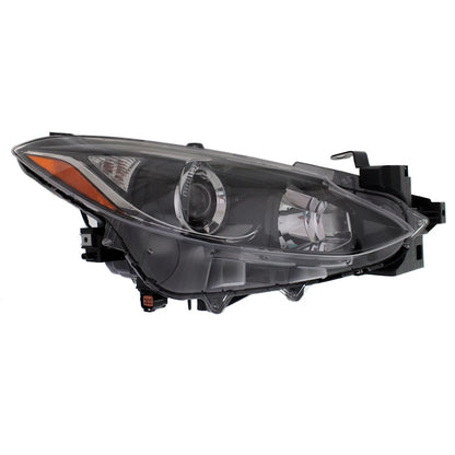 Headlight Set for Mazda 3 2014–2016 (Left & Right, With Bulb, 2Pc)