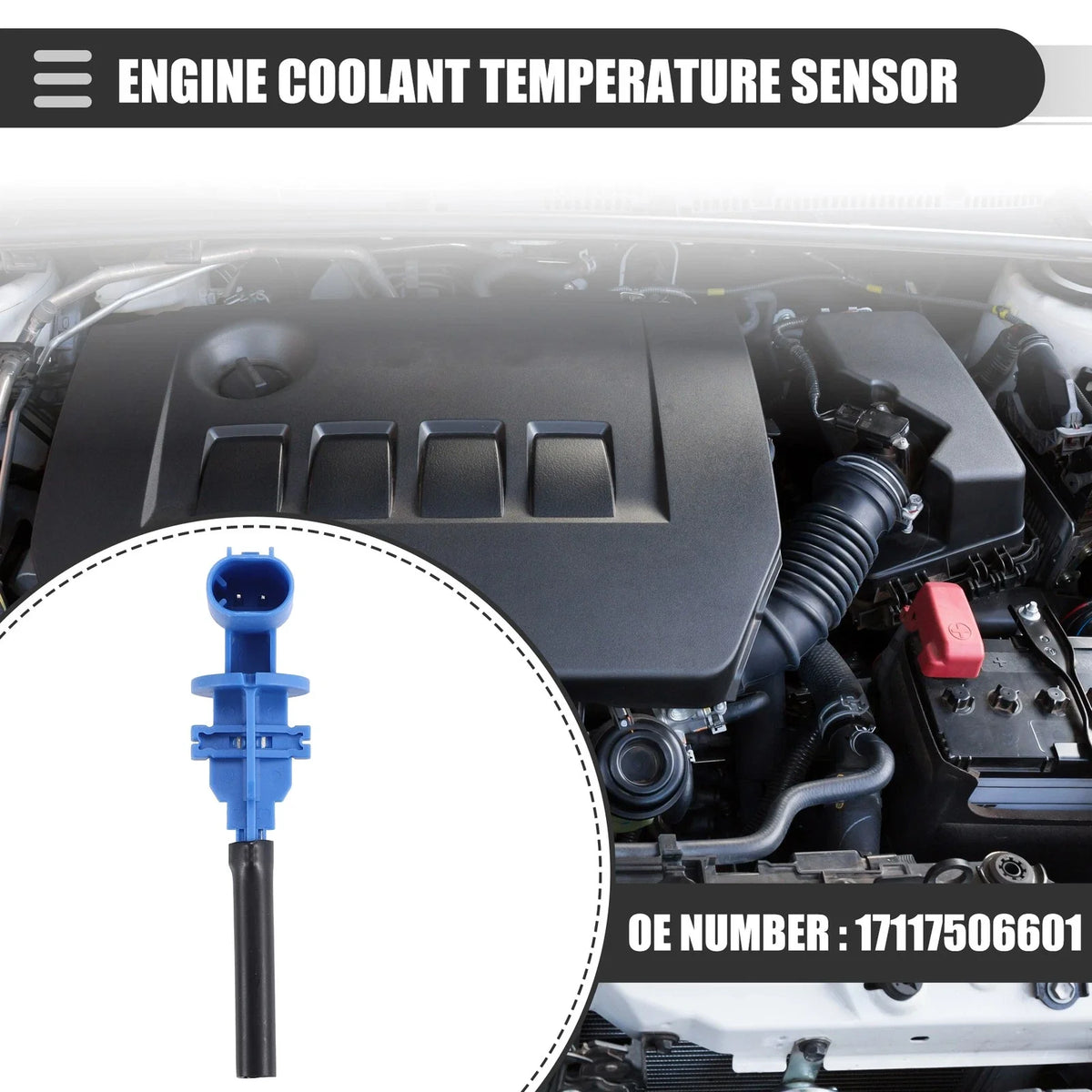 Coolant Temperature Sensor for BMW M5 E39 (2000–2003) No. 17117506601