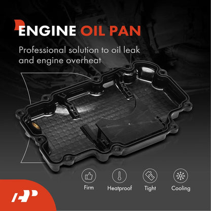 Oil Pan Assembly with Gasket for Infiniti Q50 Q60 2016-2020