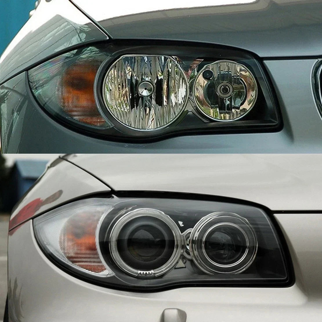 Right Diffuser Lens Cover for BMW 1 Series E81 E87 E88 Headlight (2003-2011)