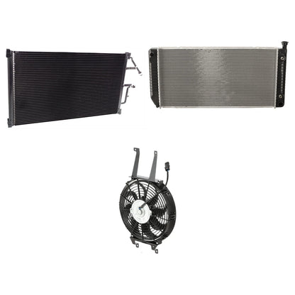 AC Condenser for Chevy Suburban Cadillac Escalade GMC C2500 K1500 K2500 (1999–2006)