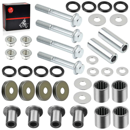 Upper Lower Front A-Arm Bushing Kit & Bolt for Suzuki Quadsport LTZ400 (2003–2014)