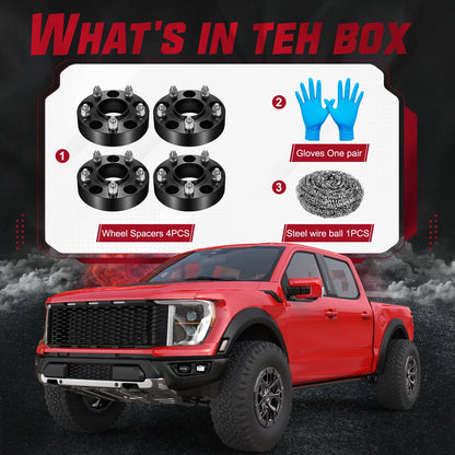 5x5 Hubcentric Wheel Spacers 1.25" for Jeep Wrangler & Grand Cherokee 2007-2023