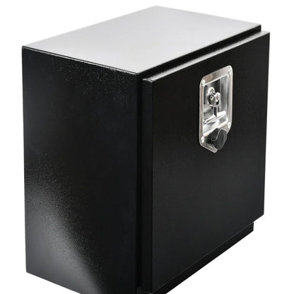 18"x12"x14" Black Steel Tool Box for Pickup Trucks