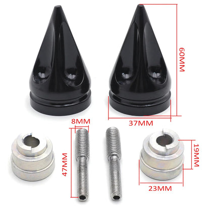 Pair Cone Handle Bar Ends for Honda CBR (1993–2007) Chrome