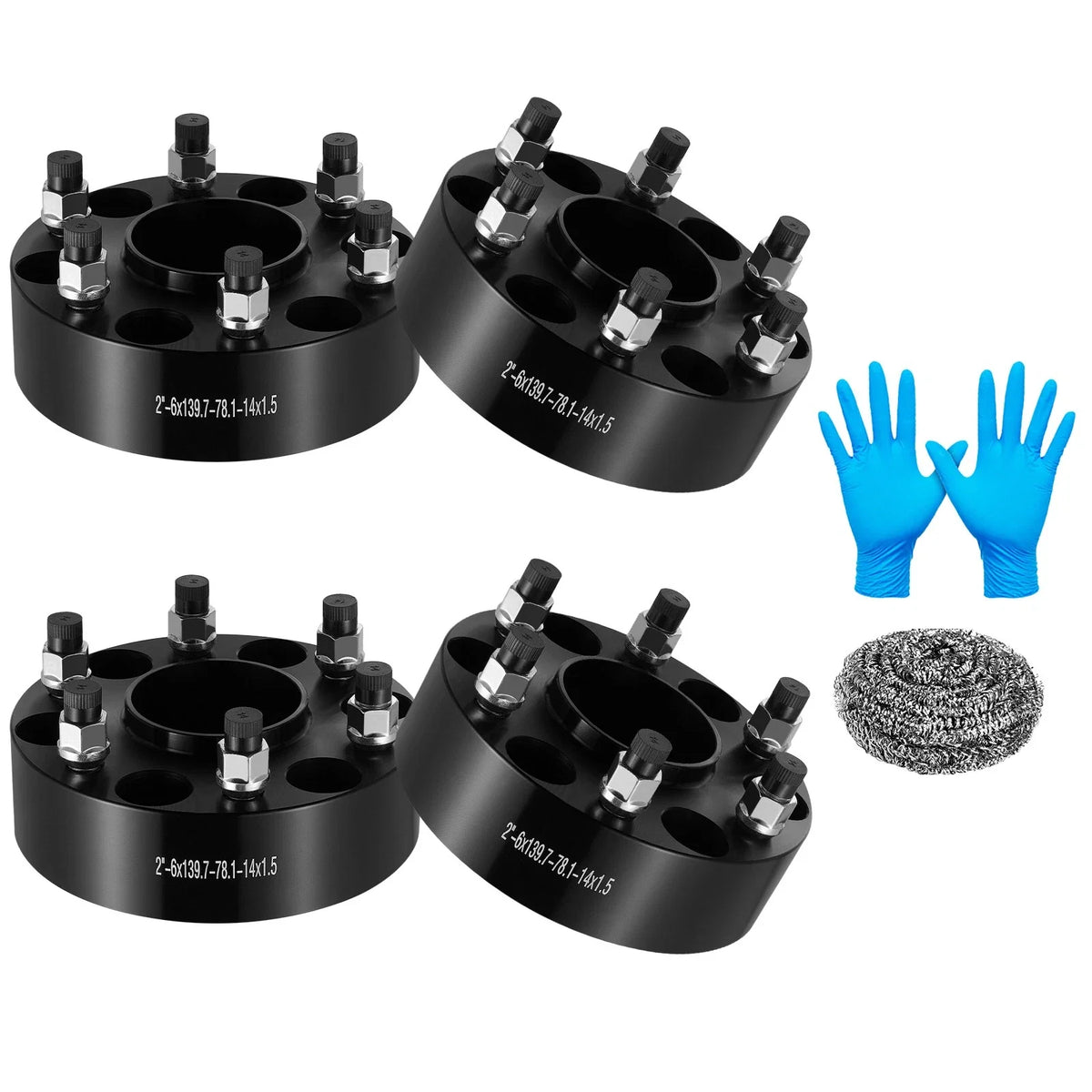 Set of 4 Hub Centric Wheel Spacers for GMC Sierra 1500 (1999–2025)