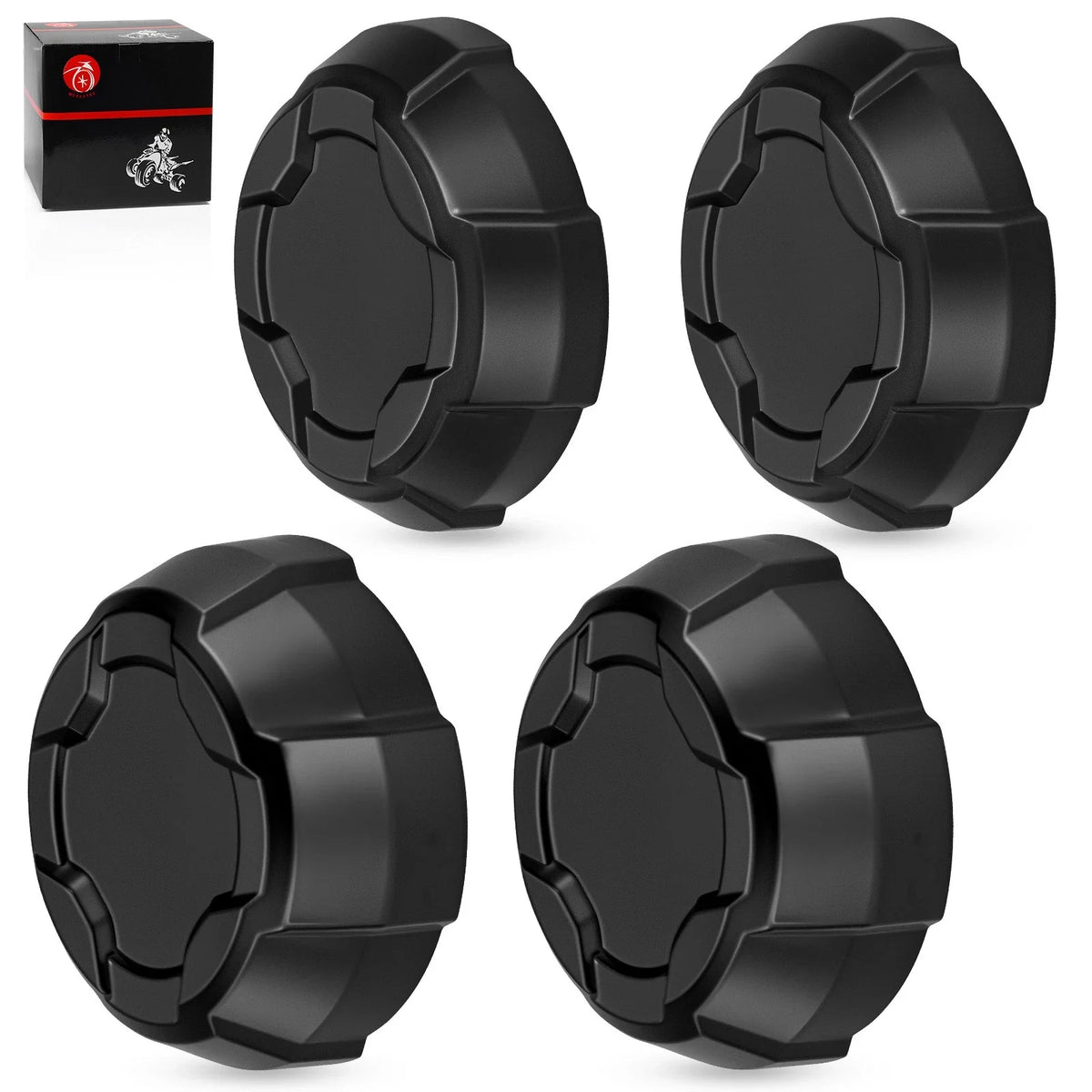 4 Matte Rim Caps for Polaris Ranger Crew SP 570 NorthStar (2022-2025)