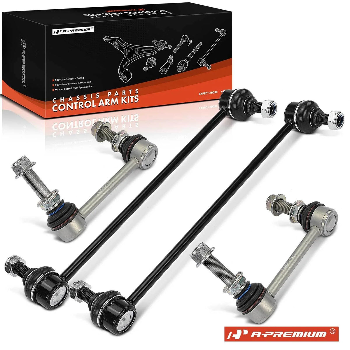 Set of 4 Sway Bar Links for Nissan Murano Pathfinder (2015–2019)
