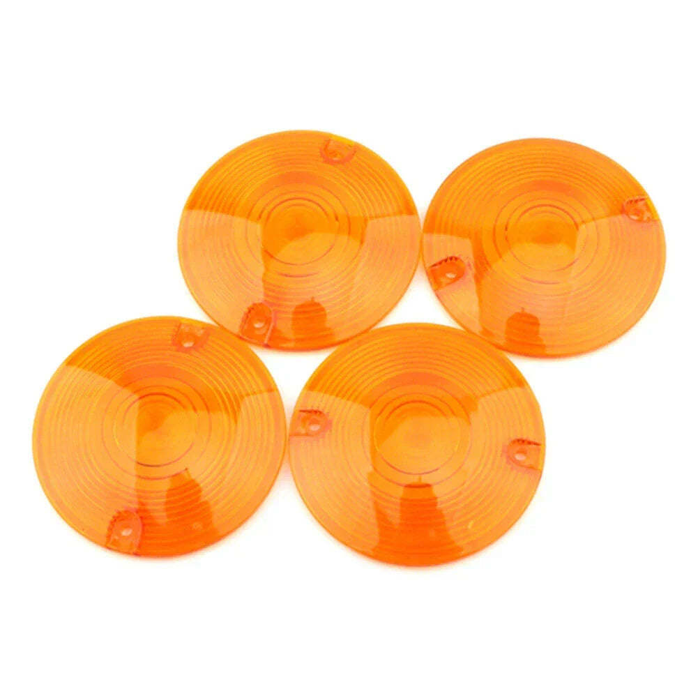 Turn Signal Lens Cover Set of 4 for Harley Davidson Electra Glide