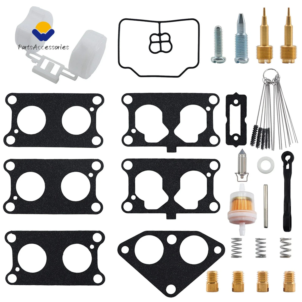 Carburetor Rebuild Kit Float for Kawasaki Mule 3000 3010 3020 (2001-2008)