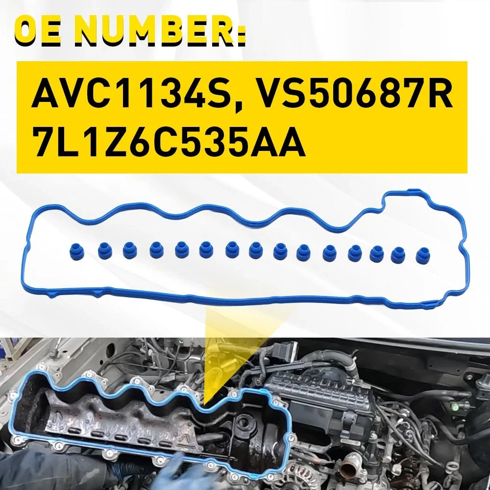 2 Valve Cover Gaskets & Grommets for Ford Expedition 5.4L 3V Triton V8 (2007–2014)