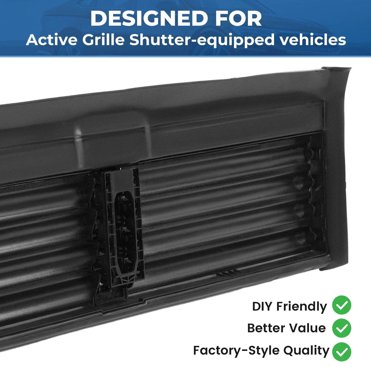 Active Grille Shutter for 2019–2024 Jetta Volkswagen #17A122321B