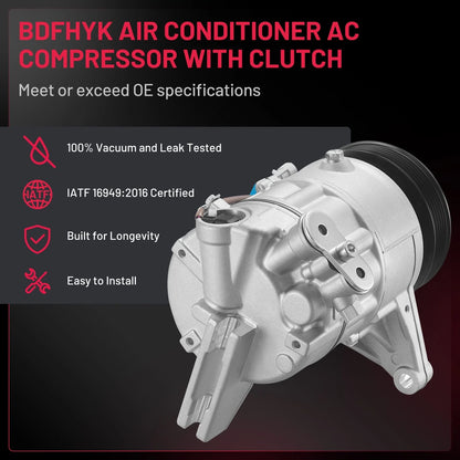AC Compressor for Buick LaCrosse Allure (2010–2011) 3.0L 3.6L