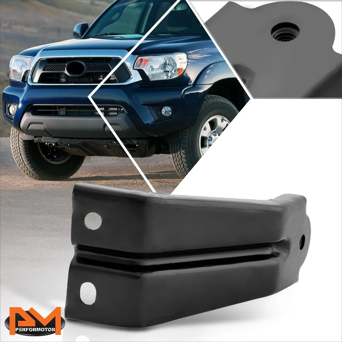 Front Left Support Bracket for Lower Bumper Cover - Toyota Tacoma 2012-2015
