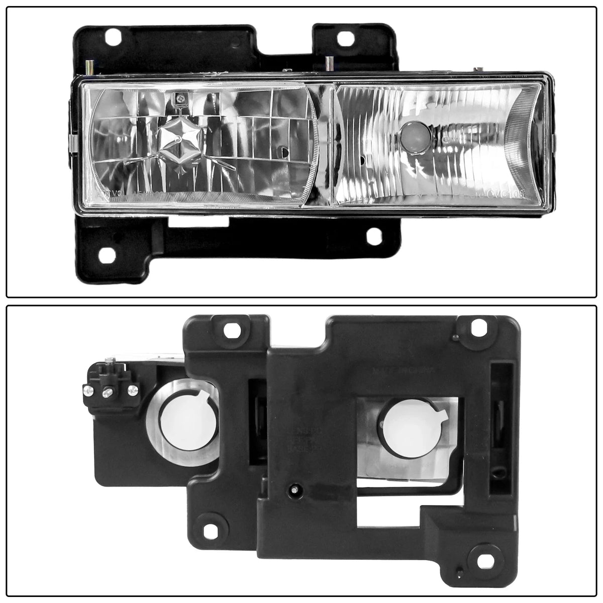 Headlights Pair for Chevrolet C10 C/K (1988–1998)