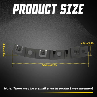 2X Front Bumper Mount Bracket for Mazda CX-5 (2017–2021) - Black
