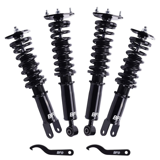 BFO Adjustable Coilover Suspension Shock Kit for Nissan 370Z (2009–2018), G37 (2008–2013) RWD