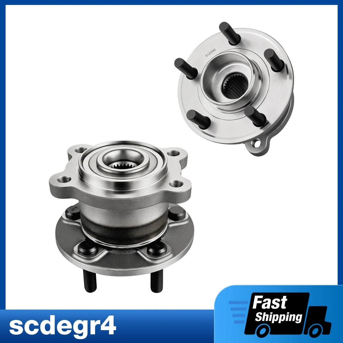Rear Wheel Hub Bearing Assembly for Lincoln MKC (2015–2019) AWD