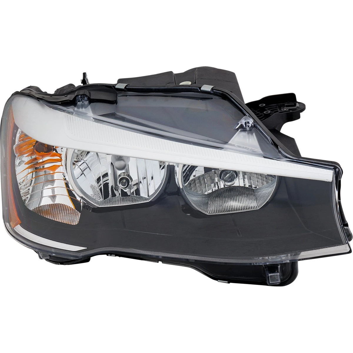 Passenger Side Headlight for BMW X3 (2015–2017) Halogen with Bulb