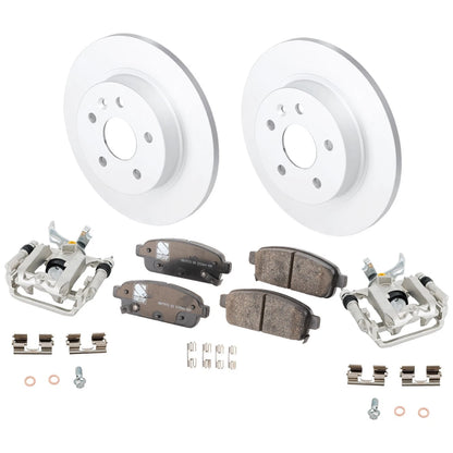 Rear Brake Disc Rotors and Pads Kit for Chevy Trax Buick Encore Sonic (2013–2021)