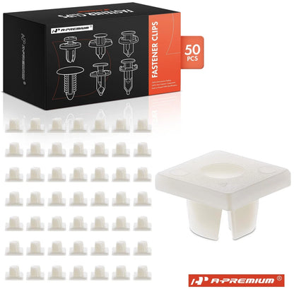 50x 8mm Nylon License Plate Grommet Clips for Honda