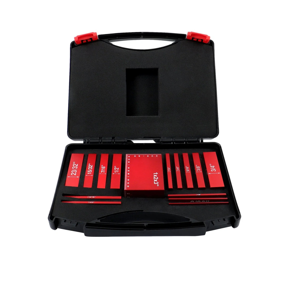 15-Piece Gauge Block Set for Woodworking Tools