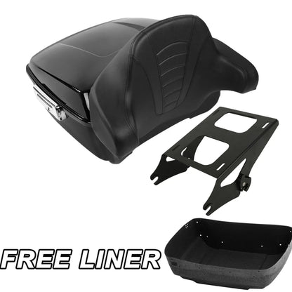 Mount Rack Trunk Pad for Harley Electra Touring Road Glide 2014-2026