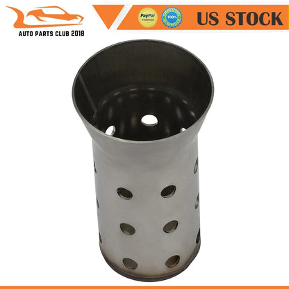 Motorcycle Muffler Can Insert Baffle with 51mm DB Killer Silencer Pipe