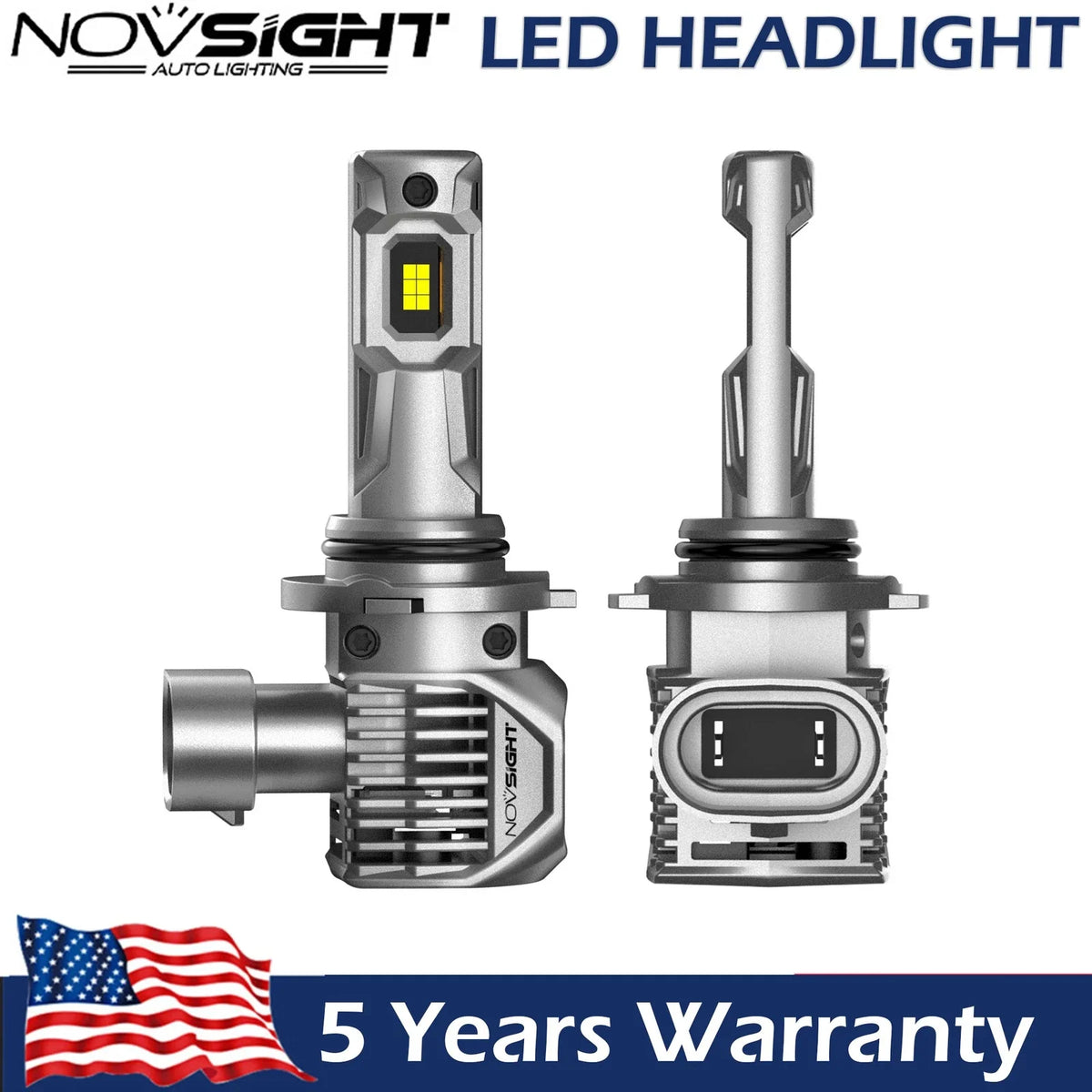 6500K 9005 LED Headlight Bulb Kit - 2 Pack